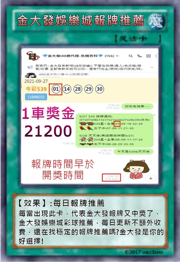 539報牌